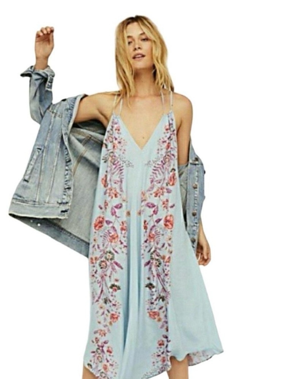 Free People lightweight floral dress
